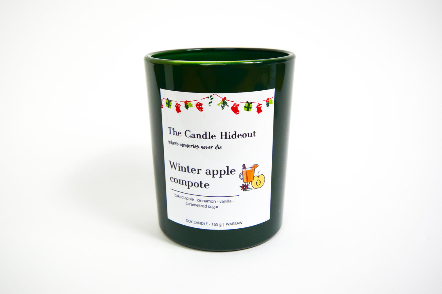 Winter apple compote - świeca o zapachu zimowego naparu jabłkowego