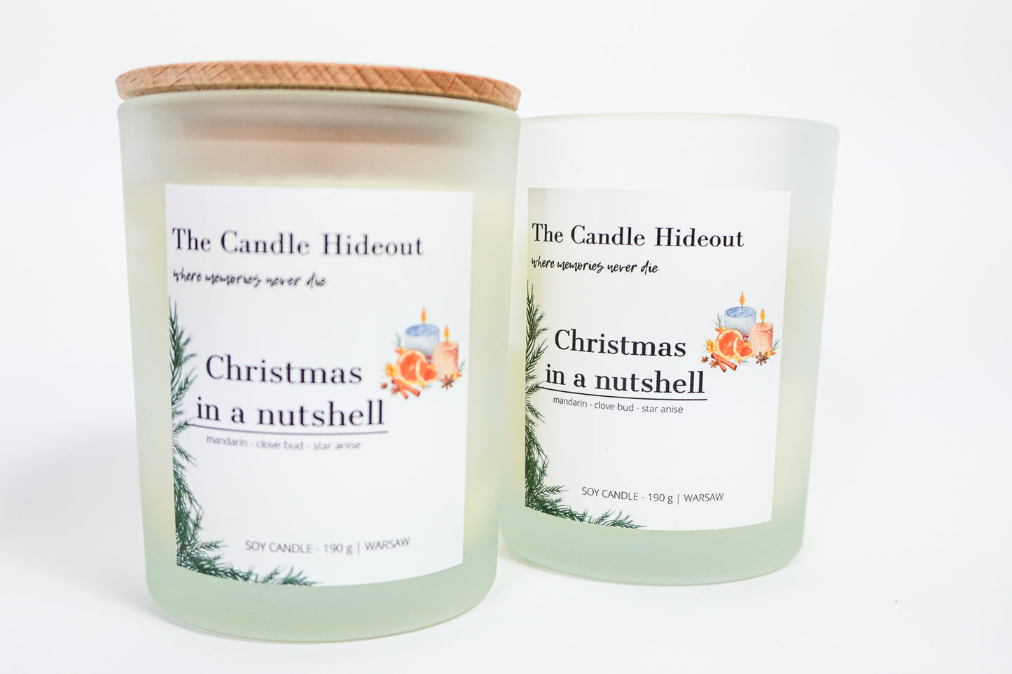 Christmas in a nutshell - świeca o zapachu Świąt Bożego Narodzenia